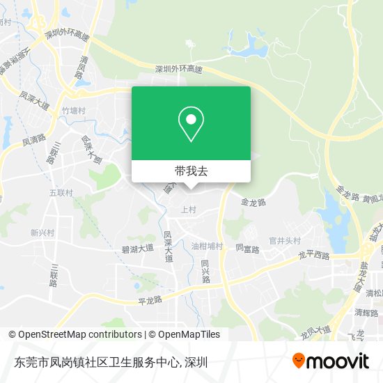 东莞市凤岗镇社区卫生服务中心地图