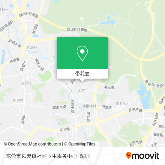 东莞市凤岗镇社区卫生服务中心地图
