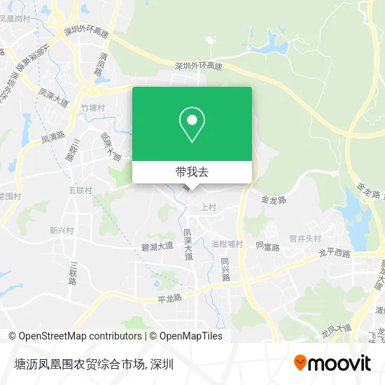 塘沥凤凰围农贸综合市场地图