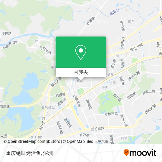 重庆绝味烤活鱼地图