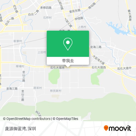 庞源御蓝湾地图