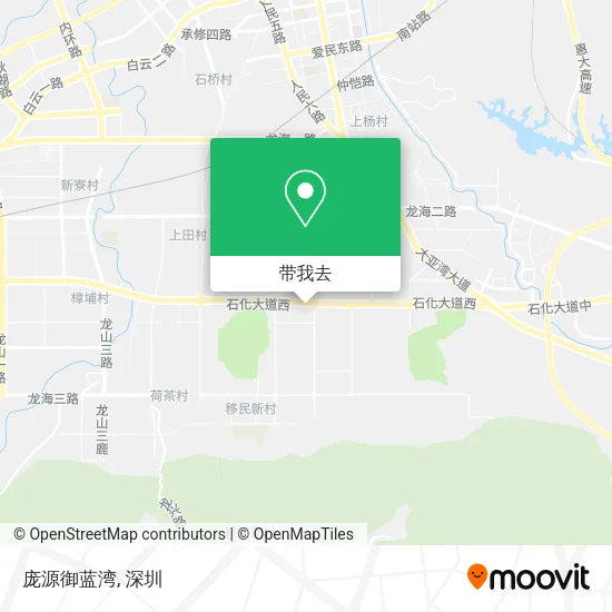 庞源御蓝湾地图