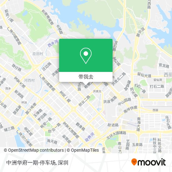 中洲华府一期-停车场地图