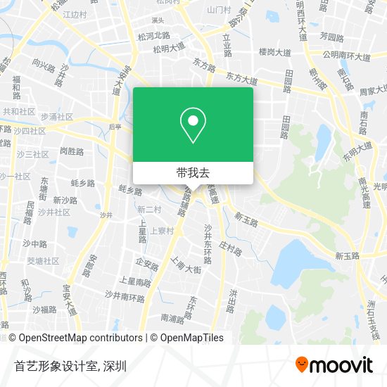 首艺形象设计室地图