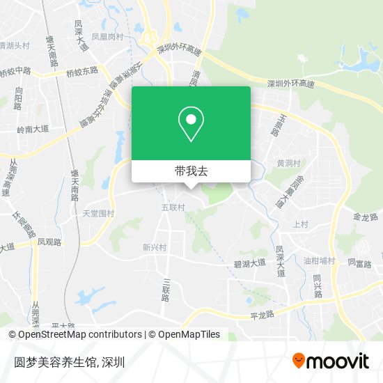 圆梦美容养生馆地图
