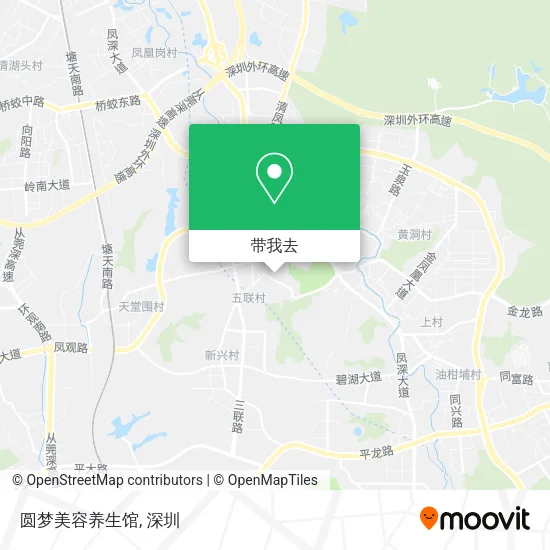 圆梦美容养生馆地图