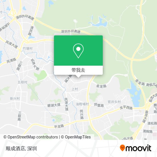 顺成酒店地图