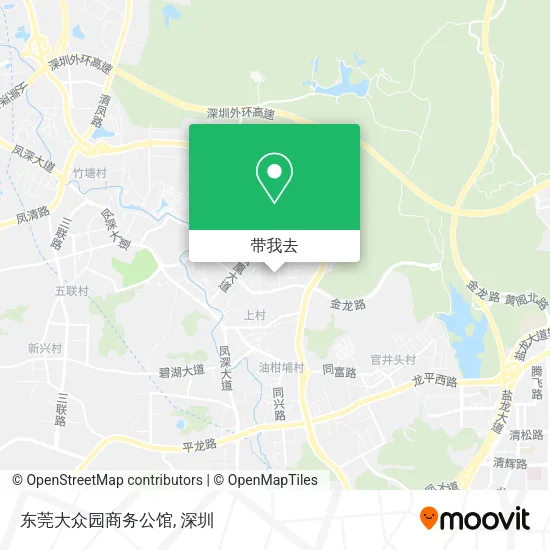东莞大众园商务公馆地图