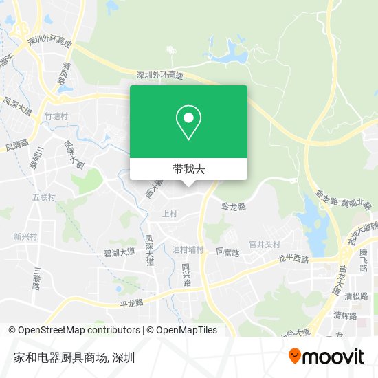 家和电器厨具商场地图