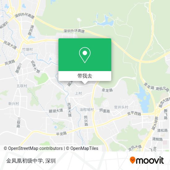 金凤凰初级中学地图