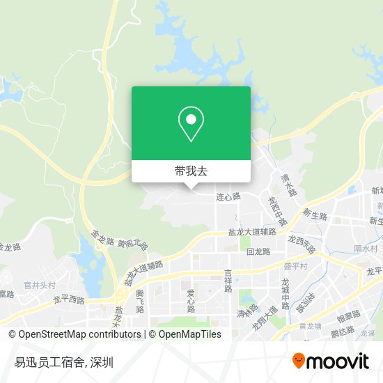 易迅员工宿舍地图