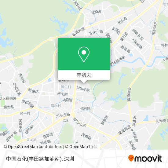 中国石化(丰田路加油站)地图