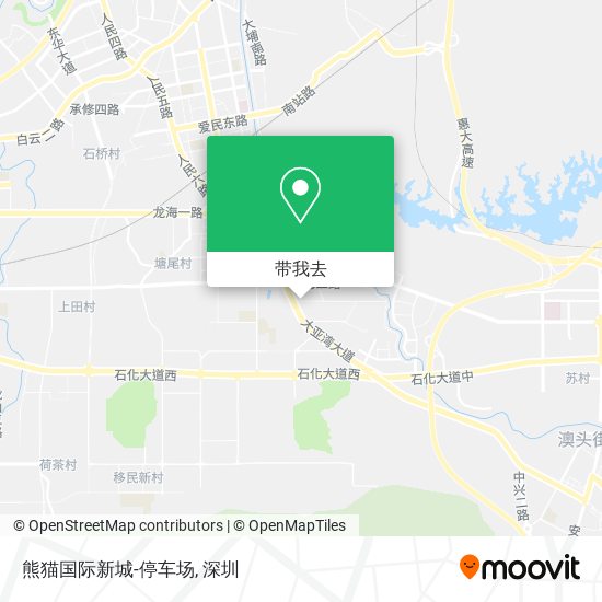 熊猫国际新城-停车场地图