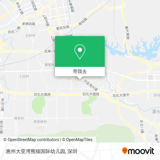 惠州大亚湾熊猫国际幼儿园地图