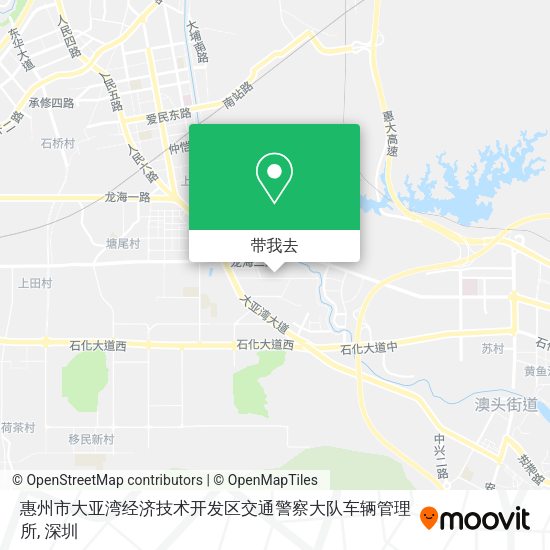 惠州市大亚湾经济技术开发区交通警察大队车辆管理所地图