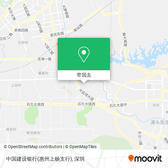 中国建设银行(惠州上杨支行)地图