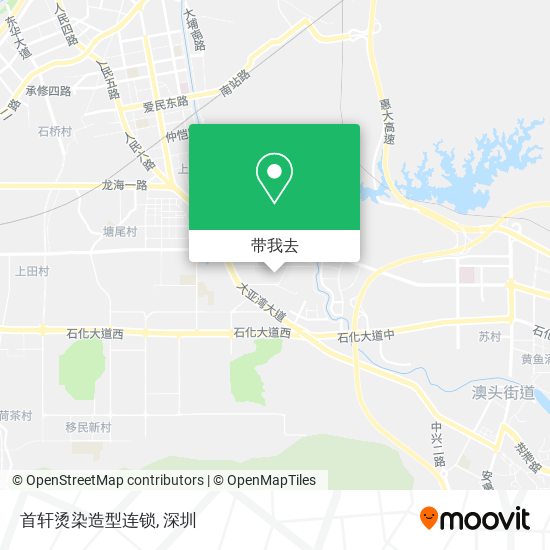 首轩烫染造型连锁地图