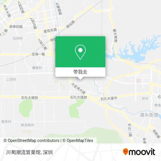 川蜀潮流冒菜馆地图