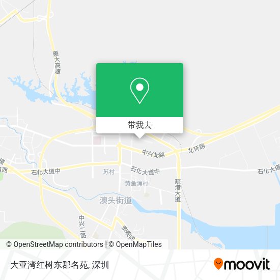 大亚湾红树东郡名苑地图