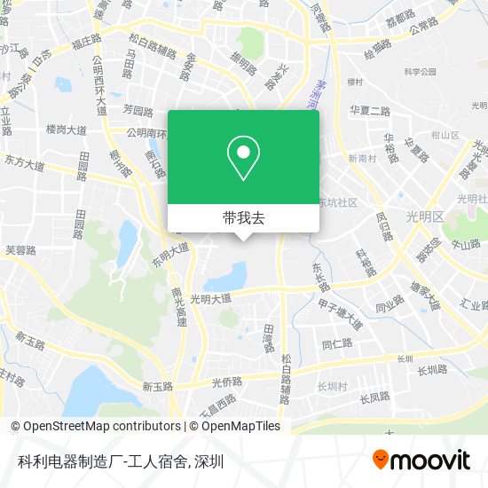 科利电器制造厂-工人宿舍地图