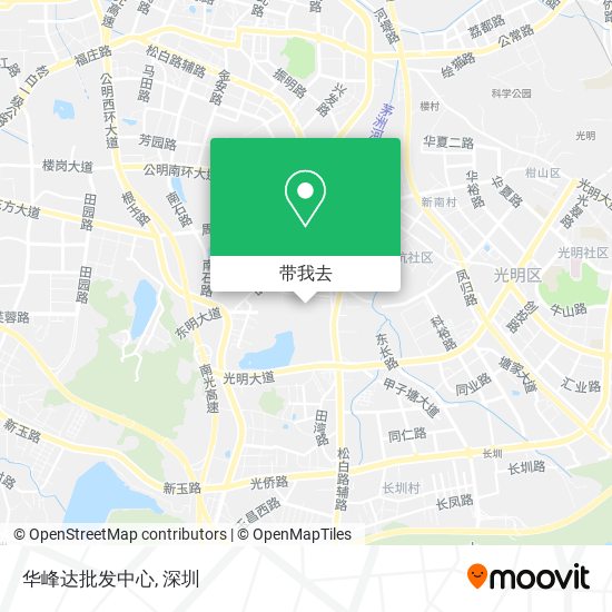 华峰达批发中心地图
