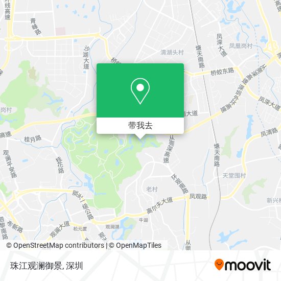 珠江观澜御景地图