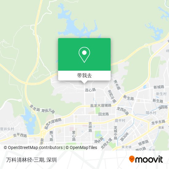 万科清林径-三期地图