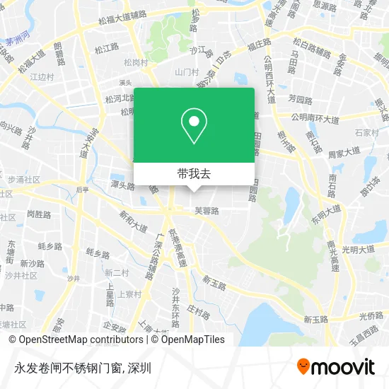 永发卷闸不锈钢门窗地图