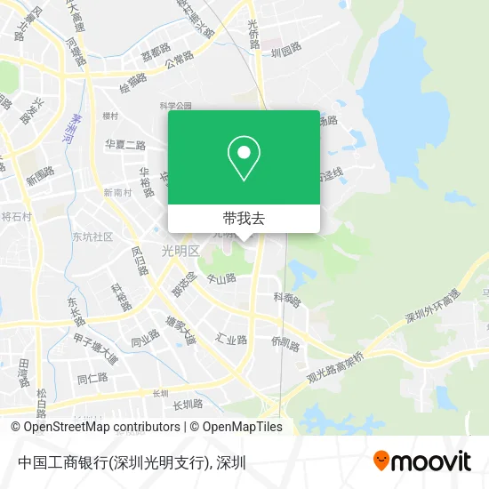 中国工商银行(深圳光明支行)地图