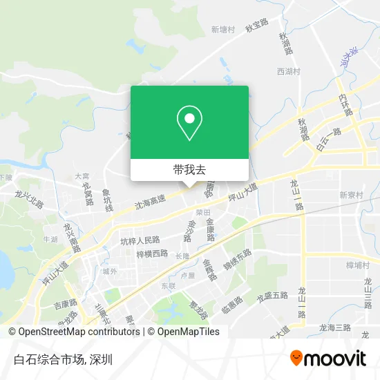 白石综合市场地图