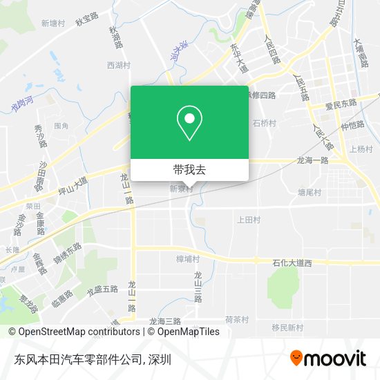 东风本田汽车零部件公司地图