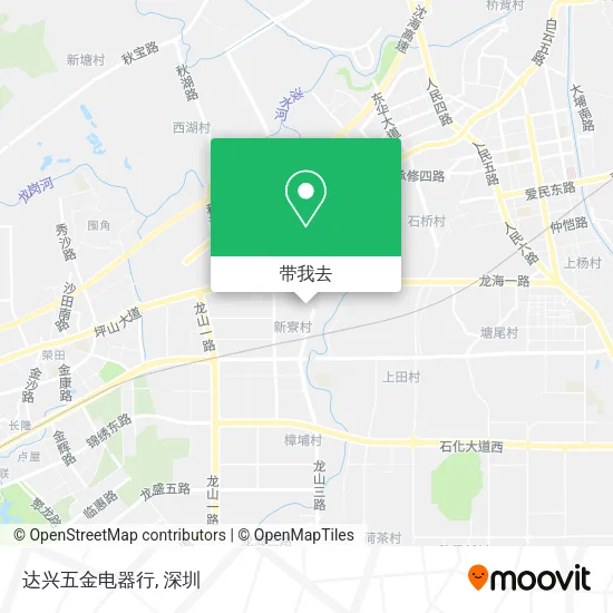 达兴五金电器行地图