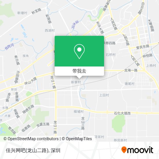 佳兴网吧(龙山二路)地图