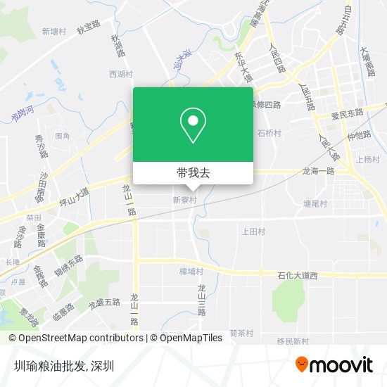 圳瑜粮油批发地图