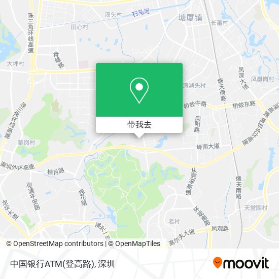 中国银行ATM(登高路)地图