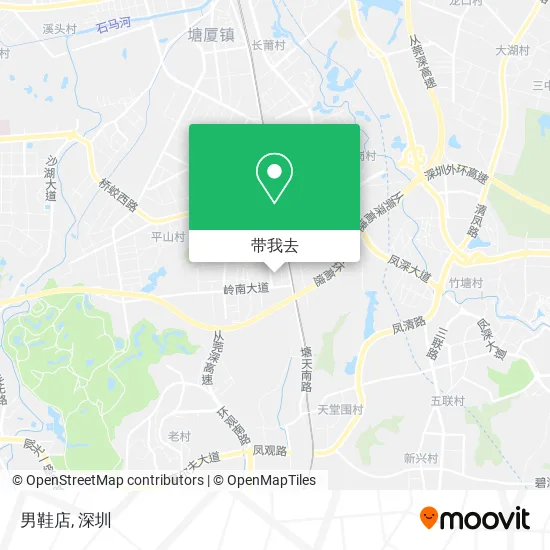 男鞋店地图
