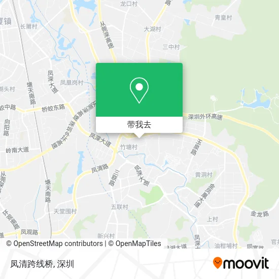 凤清跨线桥地图