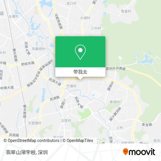 翡翠山湖学校地图