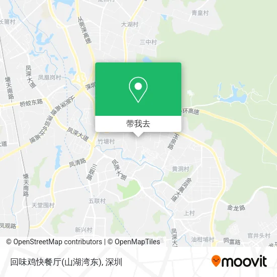 回味鸡快餐厅(山湖湾东)地图