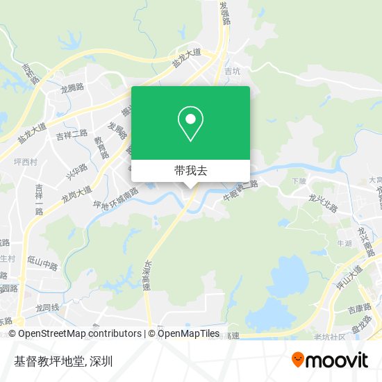 基督教坪地堂地图