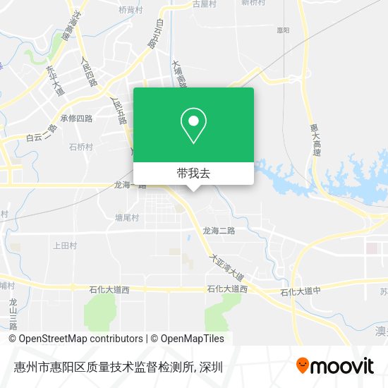 惠州市惠阳区质量技术监督检测所地图