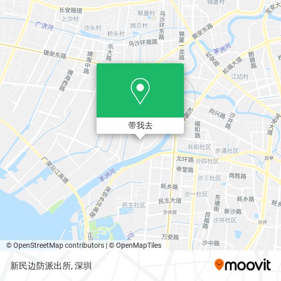 新民边防派出所地图
