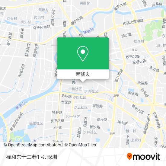 福和东十二巷1号地图