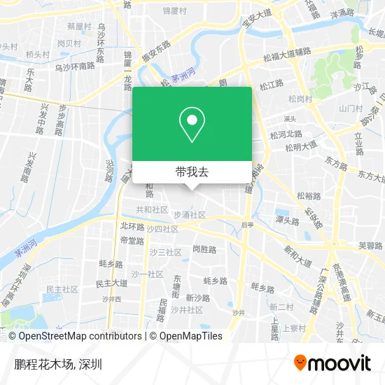 鹏程花木场地图