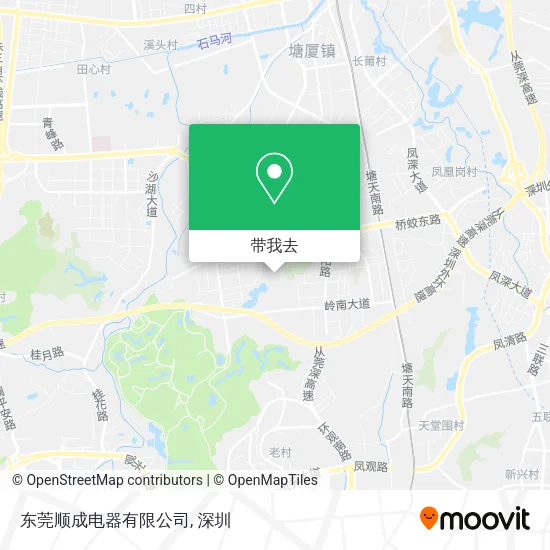东莞顺成电器有限公司地图