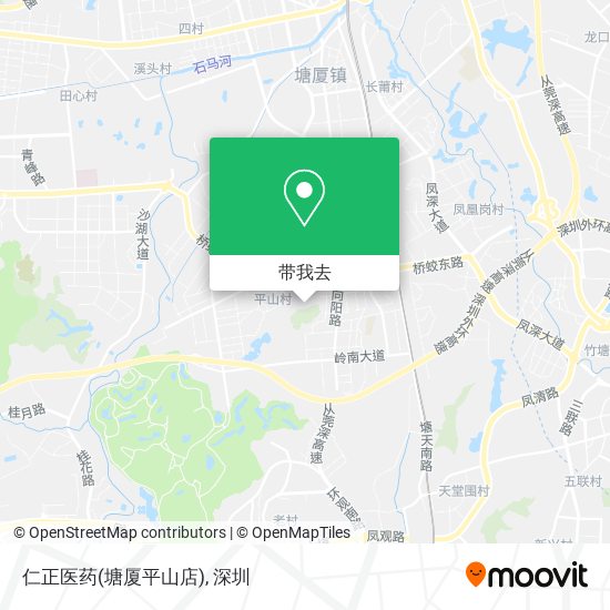 仁正医药(塘厦平山店)地图