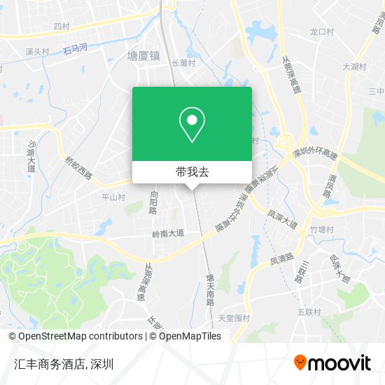 汇丰商务酒店地图