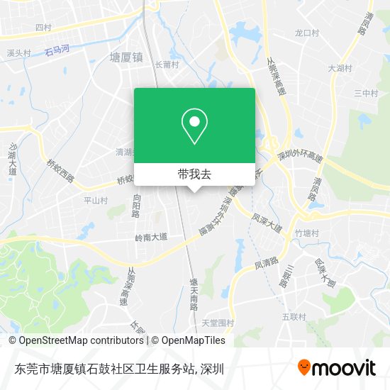 东莞市塘厦镇石鼓社区卫生服务站地图