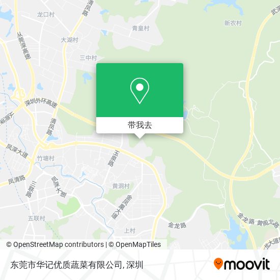 东莞市华记优质蔬菜有限公司地图