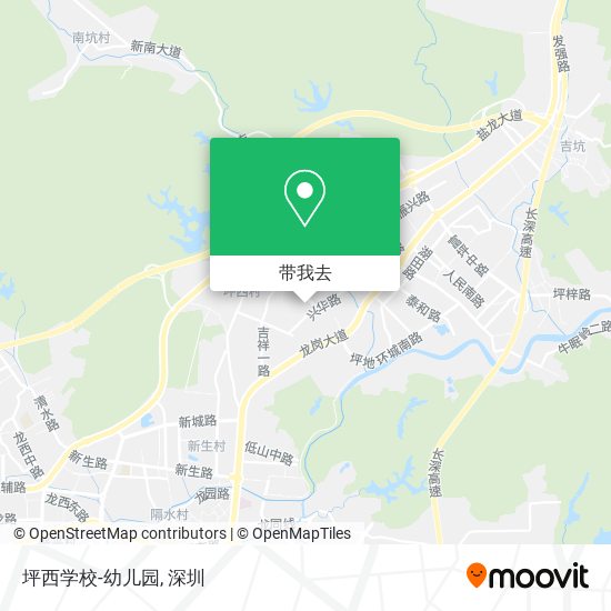 坪西学校-幼儿园地图